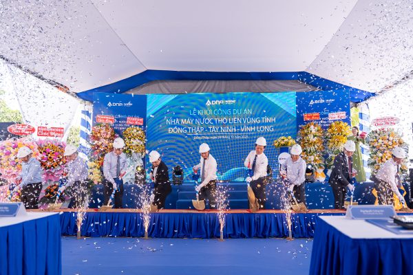 Khởi công dự án Nhà máy nước thô liên vùng đầu tiên trên cả nước, giải pháp căn cơ bền vững về nước ngọt cho các tỉnh Đồng Tháp – Tây Ninh – Vĩnh Long